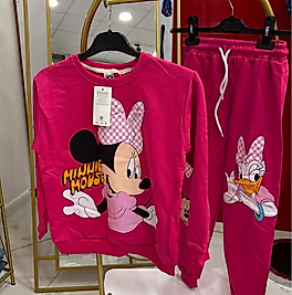 MİCKEY MOUSE PEMBE RENK ALT ÜST TAKIM 57066