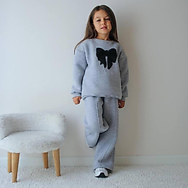 3-4 4-5 Siyah fiyonk detaylı takım