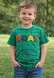 3 yaş yeşil erkek çocuk tişört
