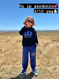 3/10 yaş gap üç ip erkek çocuk şardonlu takım