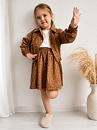 9/10 yaş leoparlı üçlü set