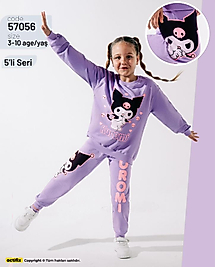 KUROMİ KIZ ÇOCUK ALT ÜST TAKIM 57056