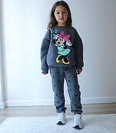 5/6 kaldı Mickey baskılı şardonlu takım