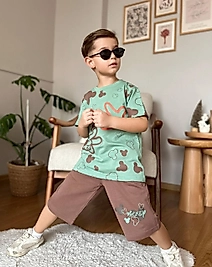 Mickey 7-8 yaş arası pamuk takım