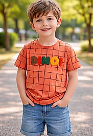 4 ve 5 yaş erkek çocuk tişört