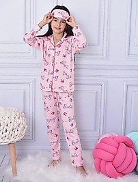 Barbie baskılı kız çocuk gecelik