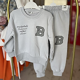 Bekorest baskılı gri takım