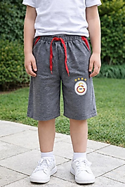 9-16 yaş arası Galatasaray legolu gri tek şort