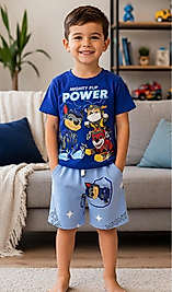 3-10 yaş paw patrol şortlu takım