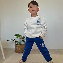 BA baskılı şardonlu üç iplik takım