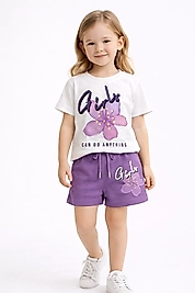 5-8 yaş arası şortlu takım