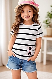 1/4/6/8 yaş tek tşört