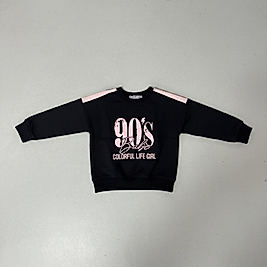 90 baskılı kız çocuk kazak