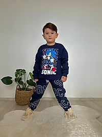 Sonic baskılı takım