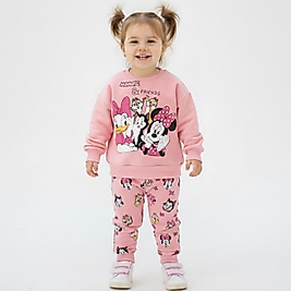 Minnie ve friends baskılı takım