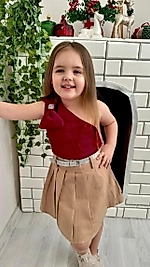 2-5 arası tek kol etekli takım