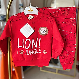 Erkek bebek çizgili takım