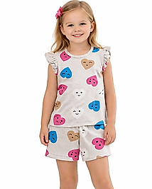 2-10 yaş arası penye fırfır detaylı takım