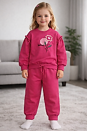 4-5 yaş kız çocuk birinci sınıf kumaş alt üst takım