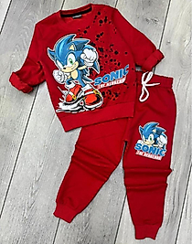 Sonic baskılı takım