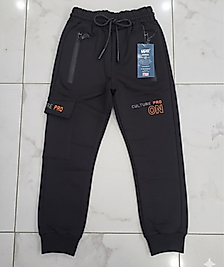 Culture baskılı siyah pijama altı