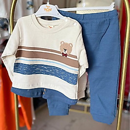 Erkek bebek ayıcıklı takım