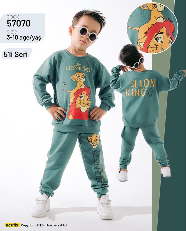 LION KING ERKEK ÇOCUK TAKIM 57070