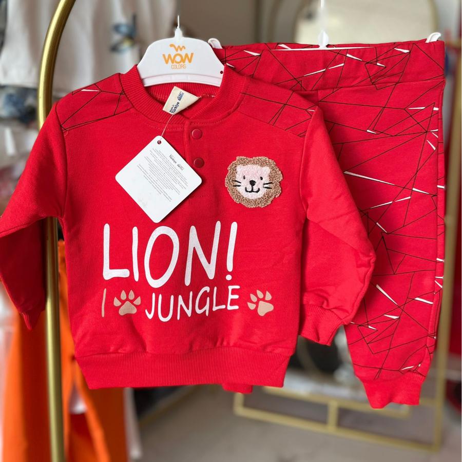 Erkek bebek çizgili takım