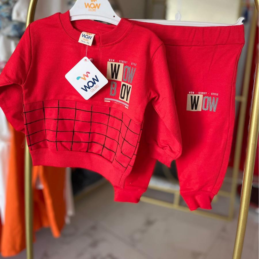 Erkek bebek kırmızı takım