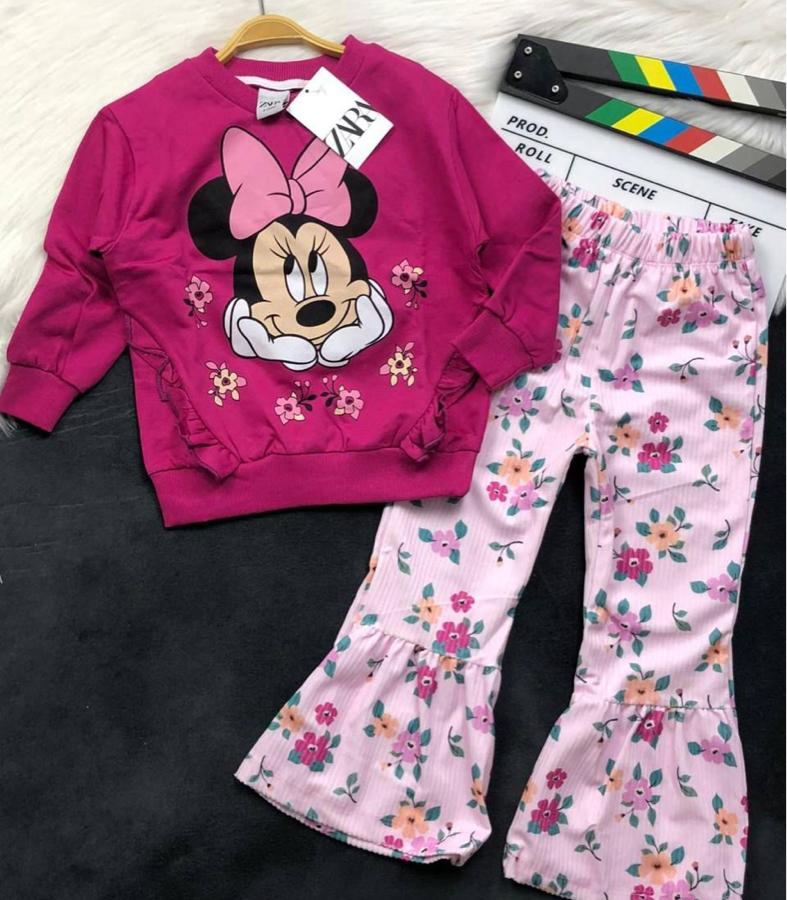 Miccie mause ispanyol paçalı takım