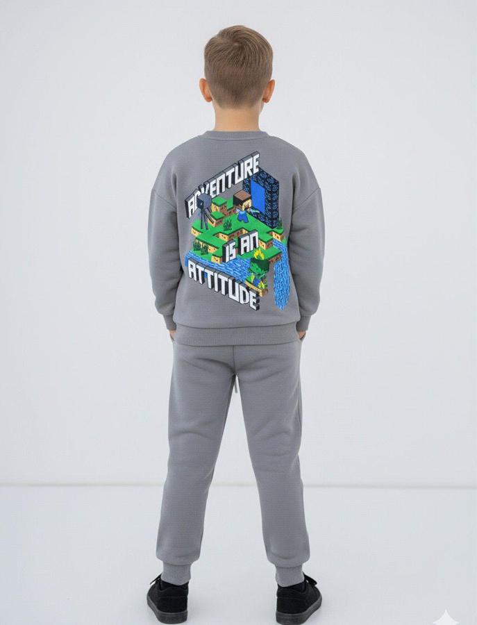 Minecraft baskılı şardonlu takım