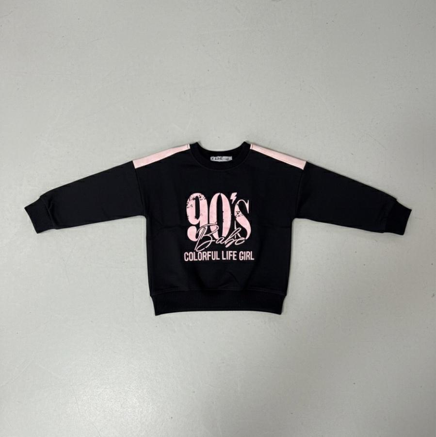 90 baskılı kız çocuk kazak