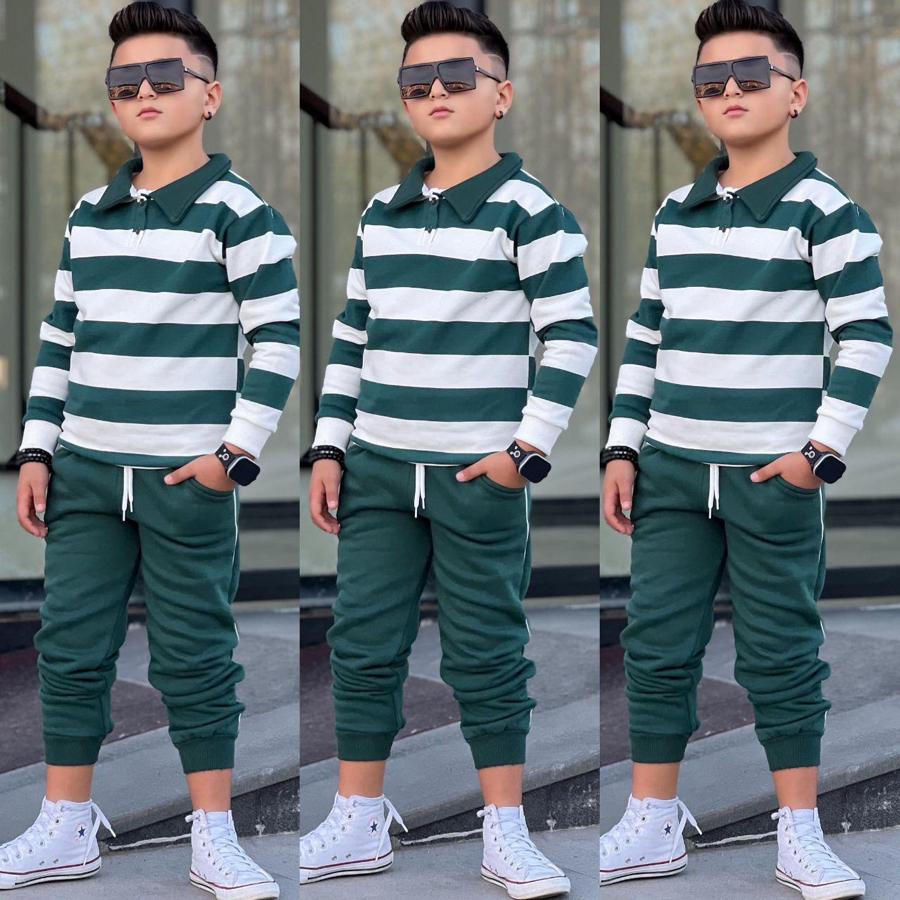 Yeşil beyaz şardonlu takım