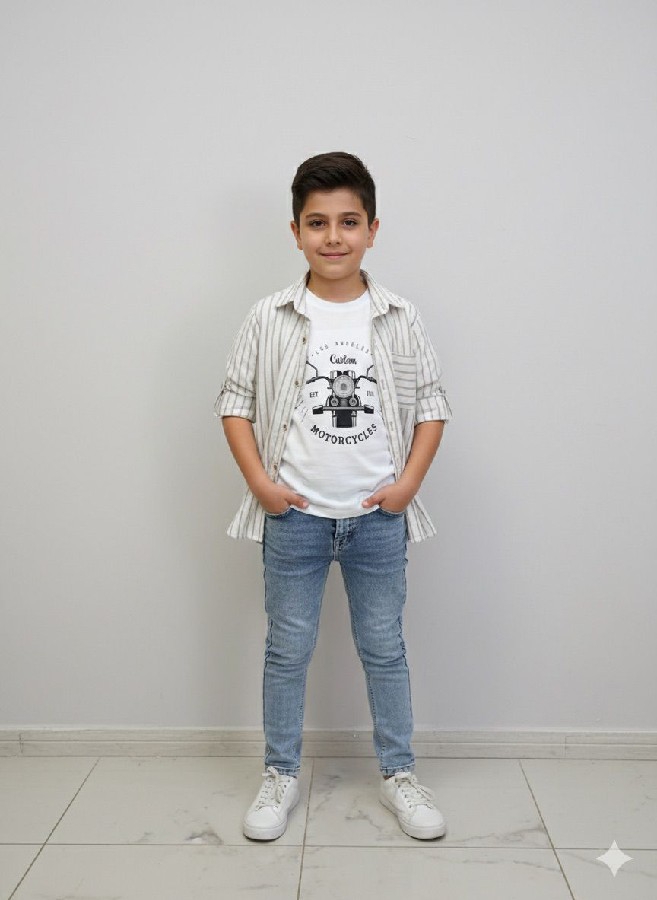 kot pantolon gömlek üçlü takım