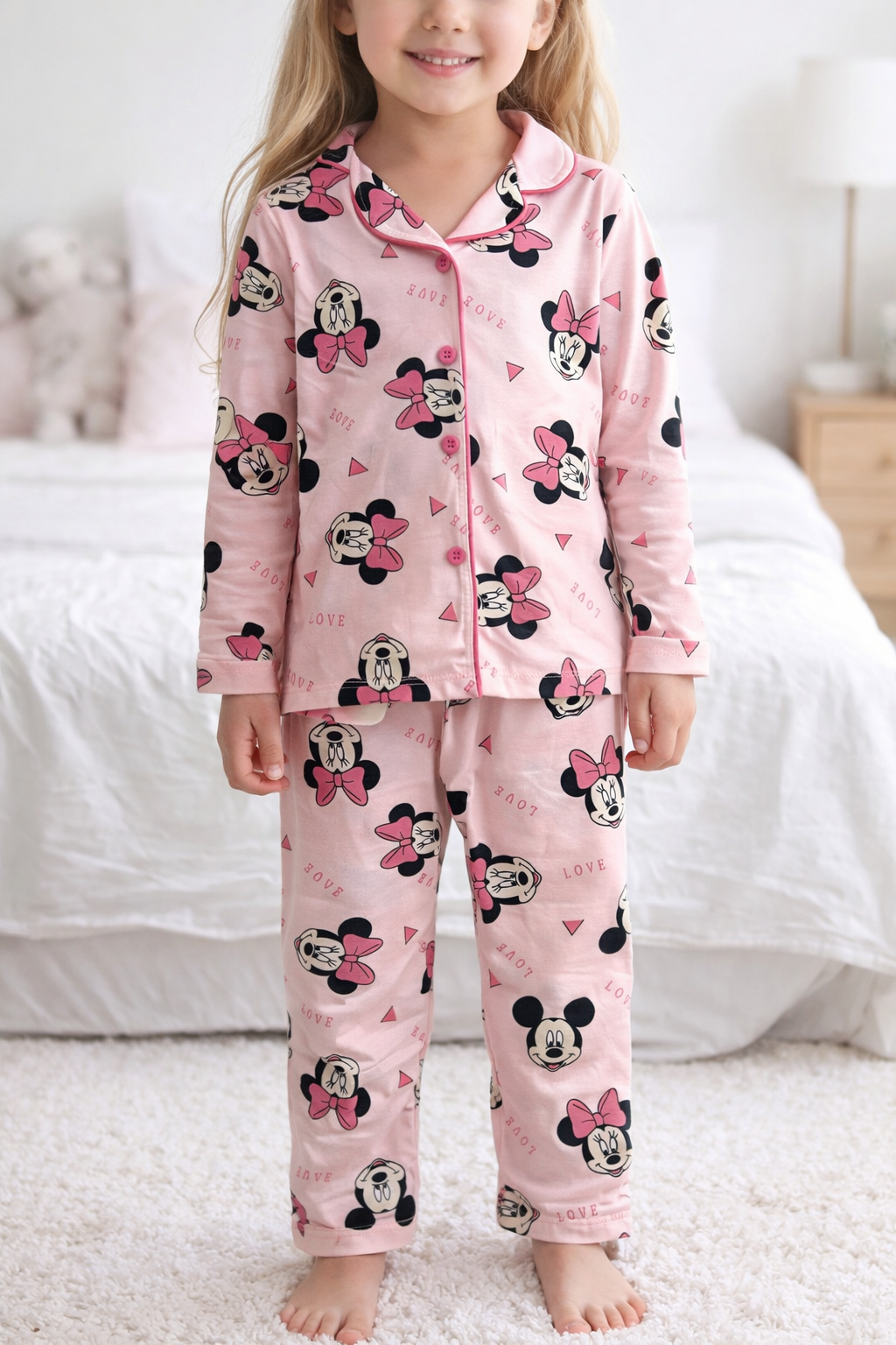 5/6 yaş kaldı Miki mause gecelik