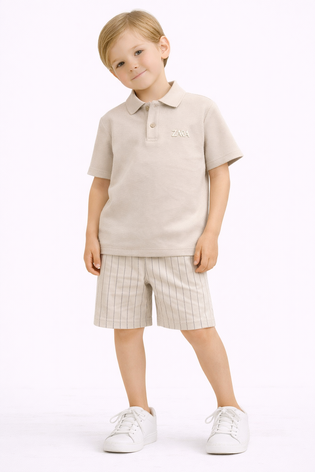 4 yaş zara erkek şortlu takım