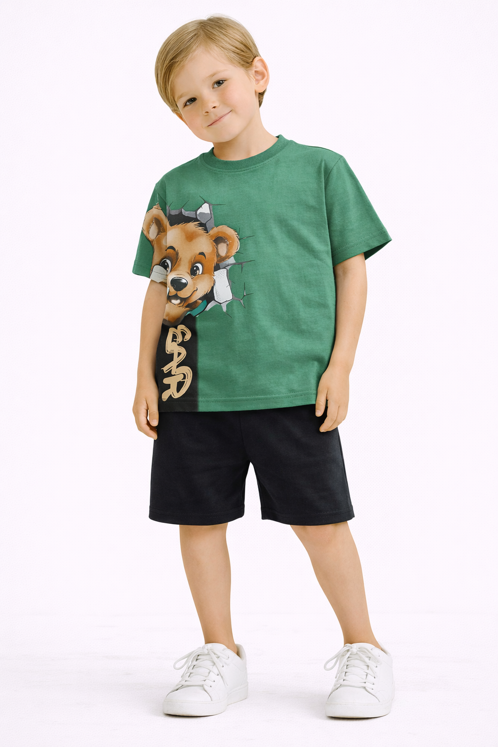 5-6 yaş penye ayıcıklı takım