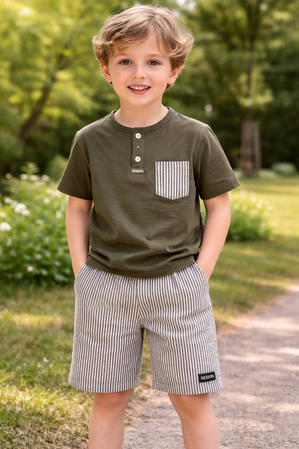 7/8 yaş şortlu takım